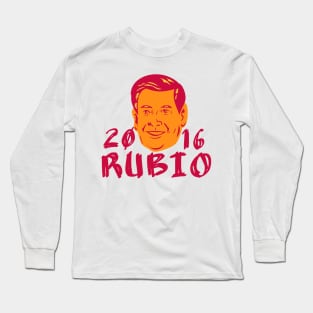 Marco Rubio President 2016 Retro Long Sleeve T-Shirt